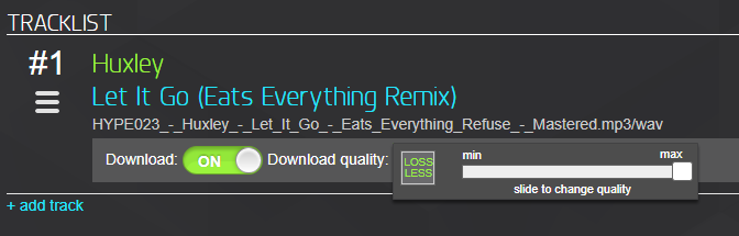 Download Quality Selector