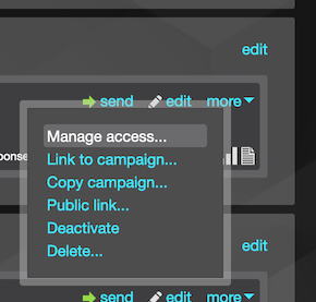 Manage Access