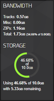 Bandwidth Widget