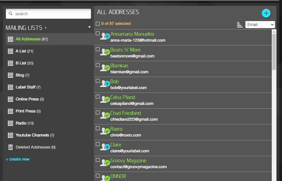 Mailing List Invite Links